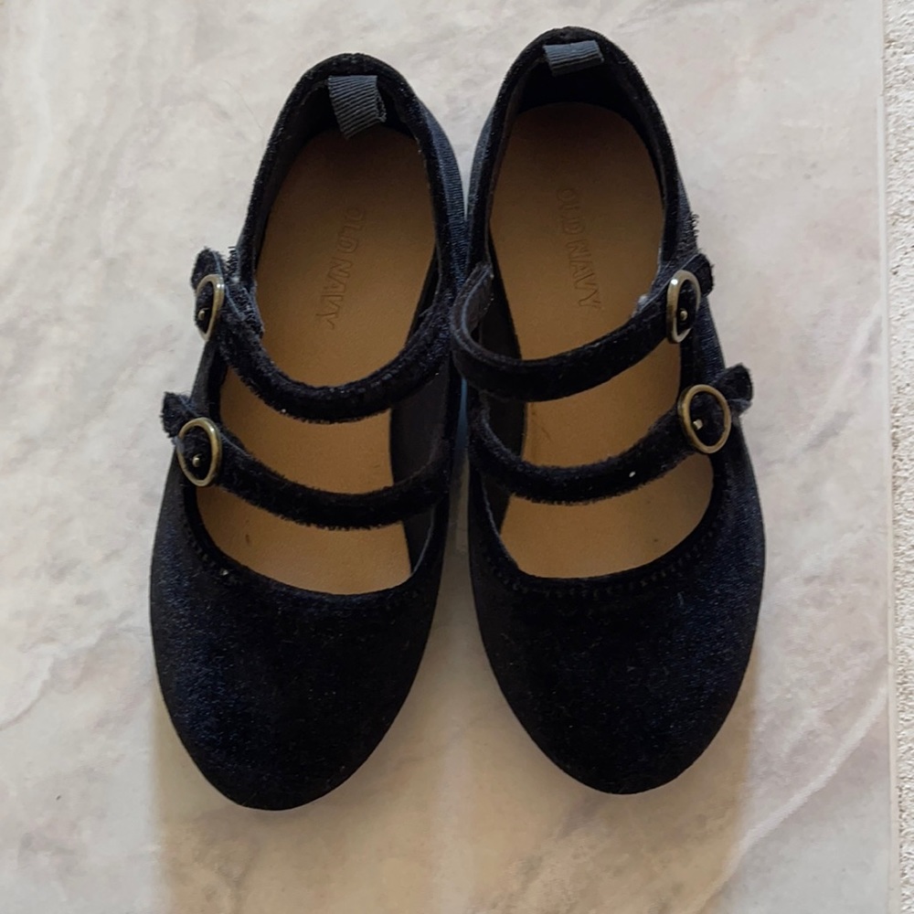 Old Navy suede black ballet shoes